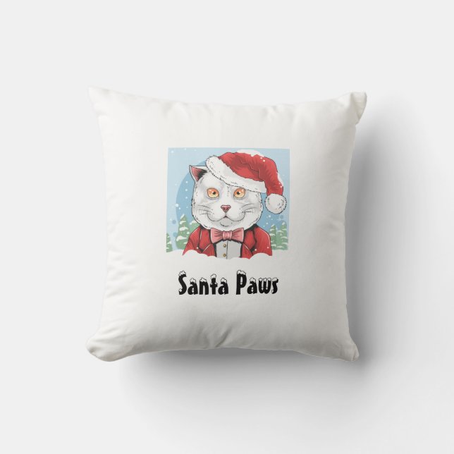 Santa Paws Kussen (Voorkant)