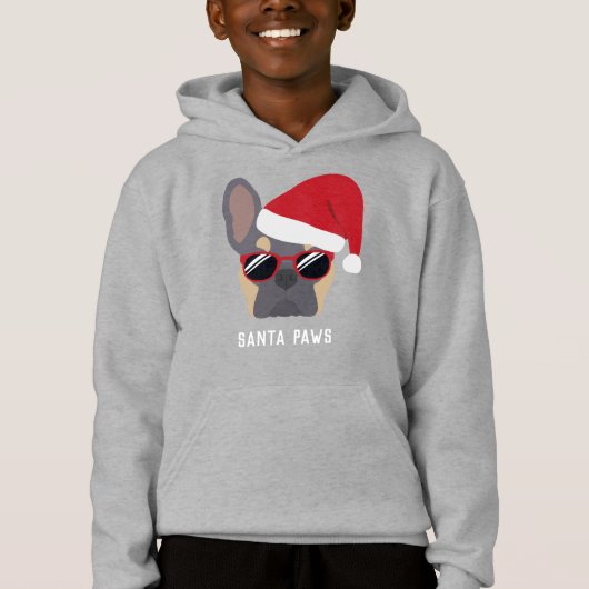 Santa Paws Lila Tan French Bulldog (Voorkant)