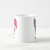 Santa Paws Lila Tan French Bulldog Koffiemok (Center)