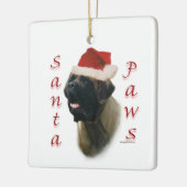 Santa Paws Mastiff Ornament (Links)
