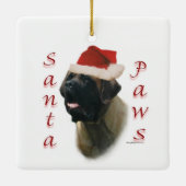 Santa Paws Mastiff Ornament (Achterkant)