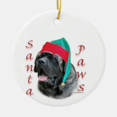 Santa Paws Mastiff Ornament (Voorkant)