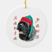 Santa Paws Mastiff Ornament (Achterkant)