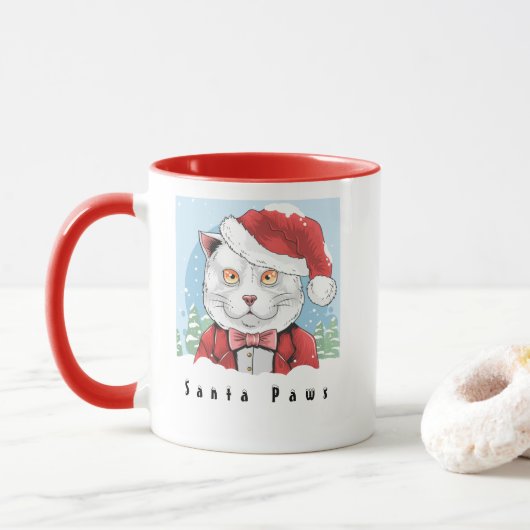 Santa Paws Mok (Met donut)