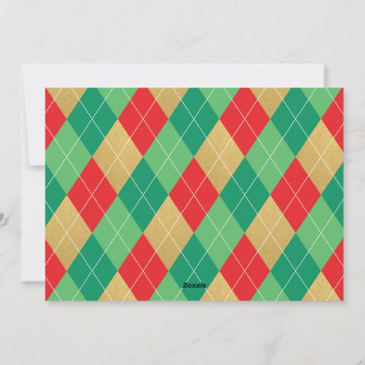 Santa Paws Naughty of Nice Two Dog Photo Card Feestdagenkaart (Achterkant)