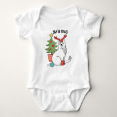 Santa Paws | rendierkat Romper (Voorkant)