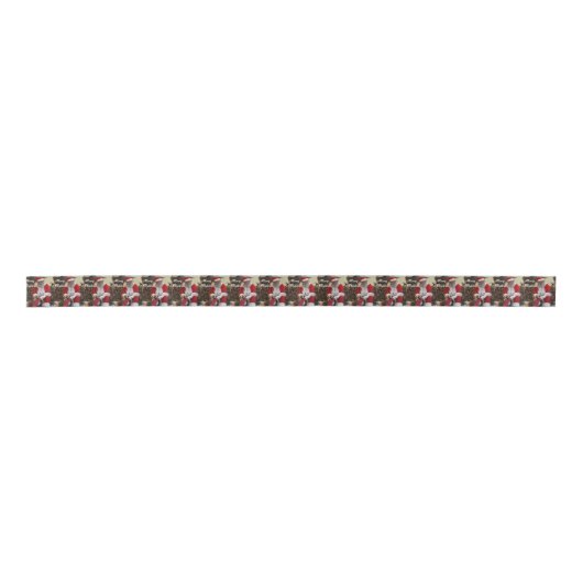 Santa Paws Satijnen Lint (Voorkant)