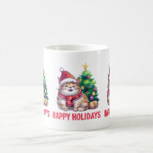 Santa Paws Says Happy Holidays Koffiemok (Center)