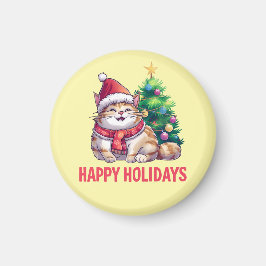 Santa Paws Says Happy Holidays Magneet