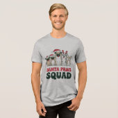 Santa Paws Squad T-shirt (Voorkant volledig)