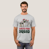 Santa Paws Squad T-shirt (Voorkant volledig)