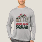 Santa Paws Squad T-shirt (Voorkant volledig)