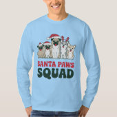 Santa Paws Squad T-shirt (Voorkant)