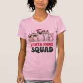 Santa Paws Squad Tee T-shirt (Voorkant)
