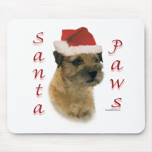 Santa Paws van de grens Muismat (Voorkant)