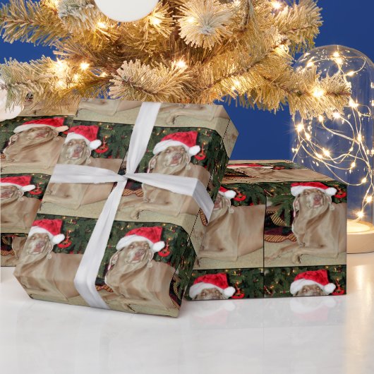 Santa Paws - Weimaraner Style - Inpakpapier (Feestdagen)