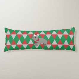 Santa PawsHoliday Diamonds Hond Lichaamskussen