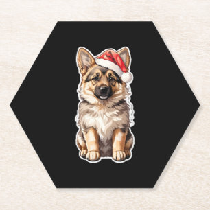 Santa Pawster Kartonnen Onderzetters