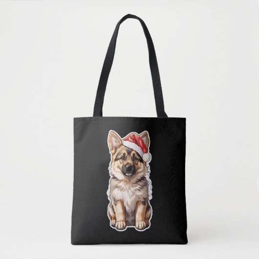 Santa Pawster Tote Bag (Voorkant)