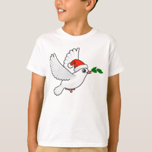 Santa Peace Dove T-shirt