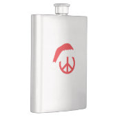 Santa Peace Sign Ho Ho Ho met Santa Hat Flacon (Rechts)