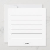 Santa Peek Holiday Card  Feestdagenkaart (Achterkant)