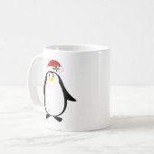 Santa Penguin Koffiemok (Voorkant links)
