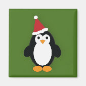 Santa Penguin Magneet (Voorkant)