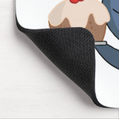 Santa Penguin met kerstkaken Muismat (Hoek)