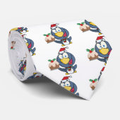 Santa Penguin met kerstkaken Stropdas (Opgerold)