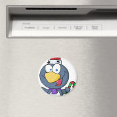 Santa Penguin met snoepriet Magneet (Insitu (Vaatwasser))