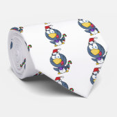Santa Penguin met snoepriet Stropdas (Opgerold)