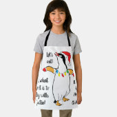 Santa Penguin Schort (Insitu)