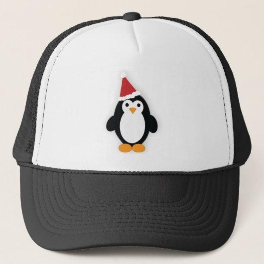 Santa Penguin Trucker Pet (Voorkant)