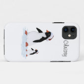 Santa Penguins Case-Mate iPhone Case (Achterkant (horizontaal))