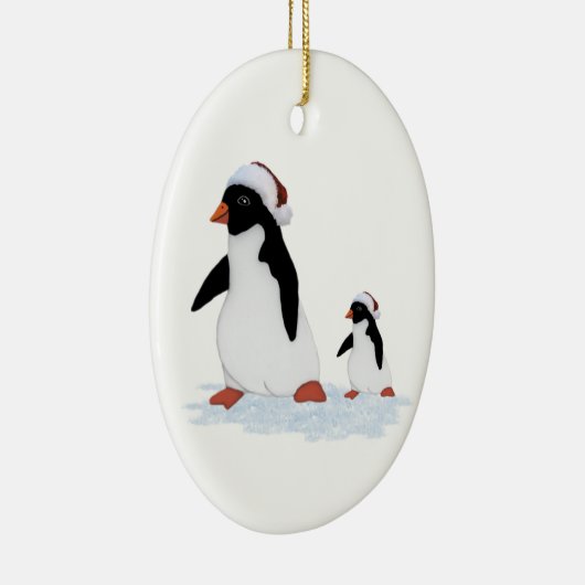 Santa Penguins Ornament (Rechts)