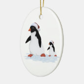 Santa Penguins Ornament (Links)