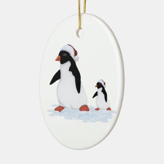 Santa Penguins Ornament (Links)