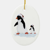 Santa Penguins Ornament (Voorkant)