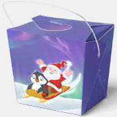 Santa & Penguins Winter Adventure Box Favoriete Bo Bedankdoosjes (Achterkant)