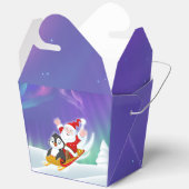Santa & Penguins Winter Adventure Box Favoriete Bo Bedankdoosjes (Open)