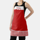 Santa Personalized Elf Kerstfeestdag Schort (Insitu)