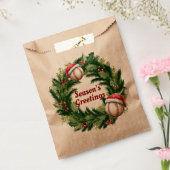 Santa Pet Baseball  Bedankzakje (Gezegeld)