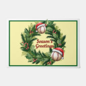 Santa Pet Baseball  Deurmat (Voorkant)