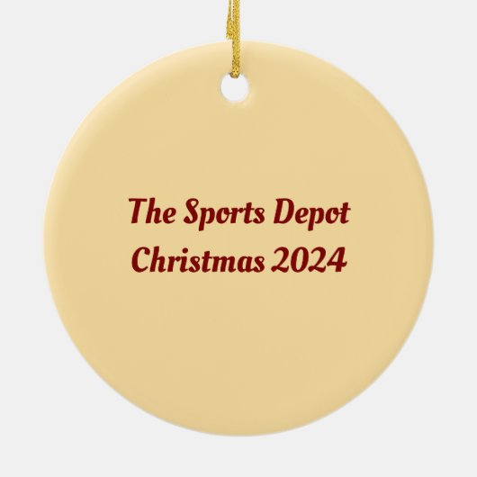 Santa Pet Baseball  Keepsake Keramisch Ornament (Achterkant)