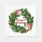 Santa Pet Baseball  Servet (Voorkant)