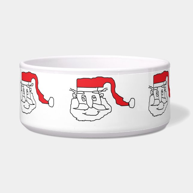 Santa Pet Bowl Voerbakje (Voorkant)