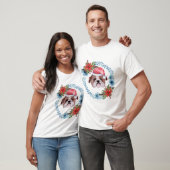Santa Pet Bulldog Holiday T-shirt (Unisex)