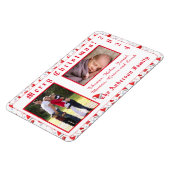 Santa Pet Patterned Christmas Magneet (Linkerzijde)