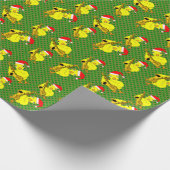 Santa Pet Saxofoon Chick Cadeaupapier (Hoek)